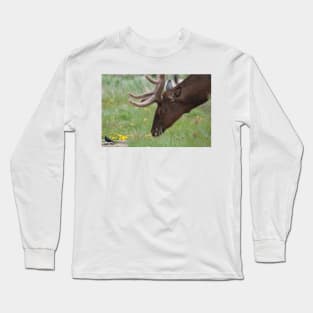 Bird and a Royal Long Sleeve T-Shirt